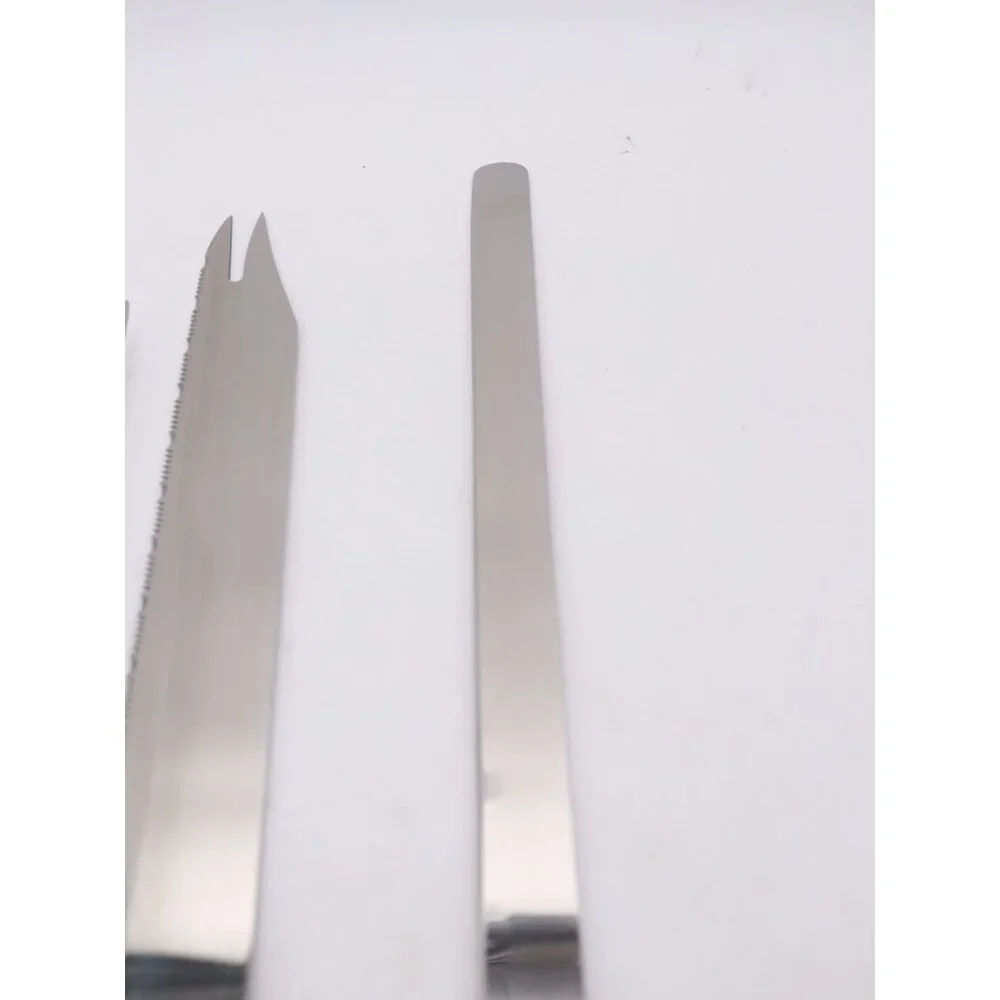 4 Ronco Six Star‎ Carving Knives - 2 Carving 6 Saw 12 Carving Fork SS Full Tang